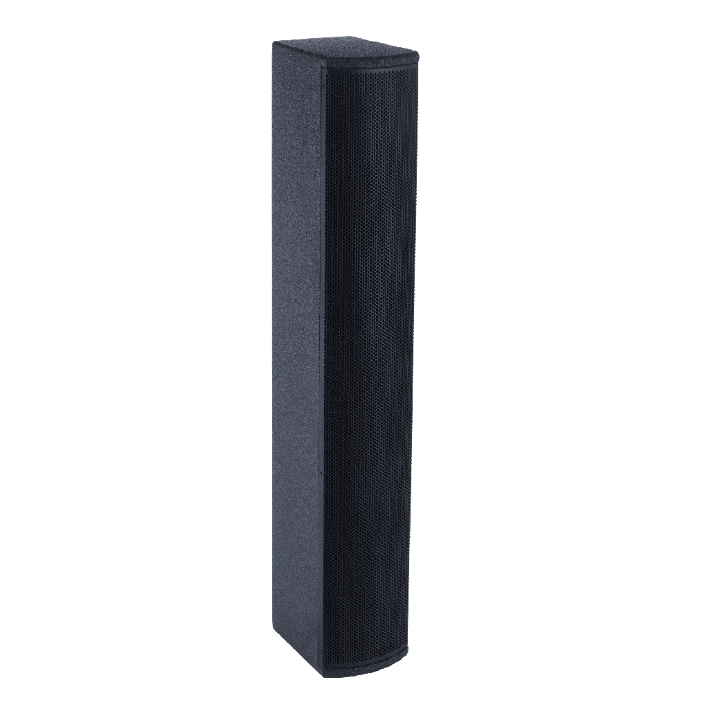 Altavoz Tipo Columna | 300W Potencia RMS | 8 Unidades de 3in | 120 dB SPL | 4 Ohm | 70Hz-20kHz Respuesta | 95 dB Sensibilidad | 110°x100° Cobertura