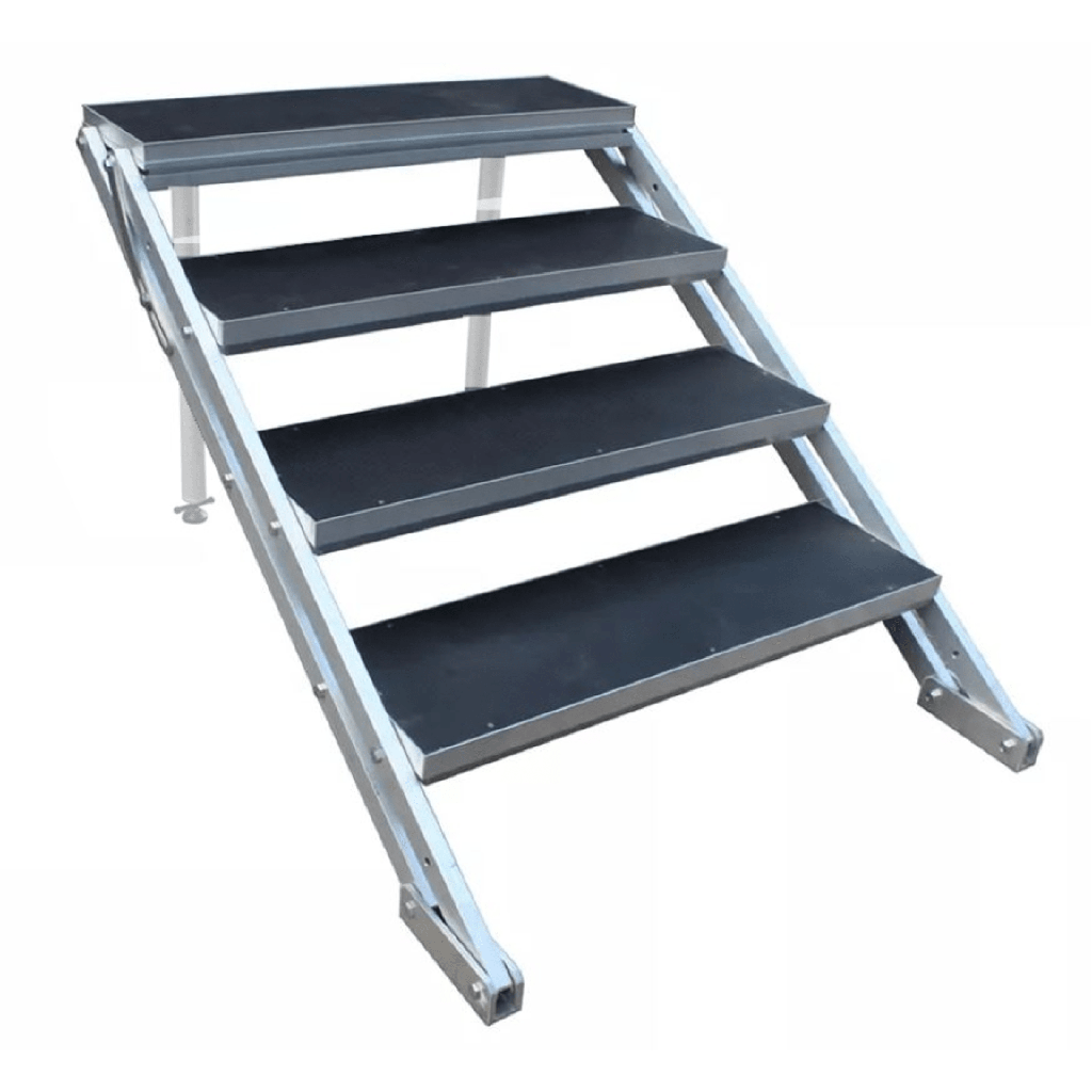 [YSL1] YSL1 Escalera para Tarima de Escenario | Ajustable 100-170 cm | Antideslizante