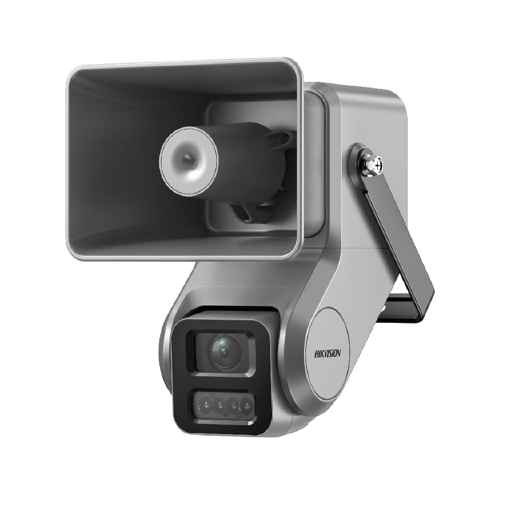 [DS-QACAM07G1-4LIZSU] DS-QACAM07G1-4LIZSU Cámara IP 4 Megapixel + Bocina IP Integrada / Lente Motorizado 2.8 a 12 mm / 7 Watts de Potencia / Exterior IP67 / PoE+ / Metal / DualLight (50 mts IR 20 mts Luz Blanca) /2 Micrófonos Integrados / MicroSD