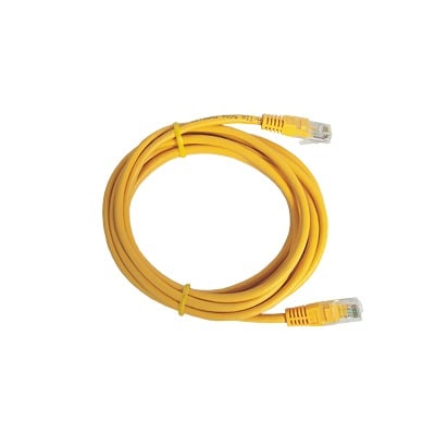 [LP-UT3-100-YE] Cable de parcheo UTP Cat5e - 1 m - amarillo