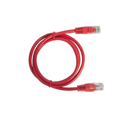 [LP-UT3-300-RD] Cable de Parcheo UTP Cat5e - 3.0m. - Rojo