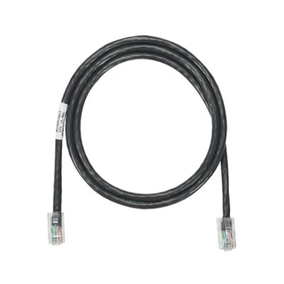Cable de parcheo UTP Categoría 5e, con plug modular en cada extremo - 1.5 m. - Negro