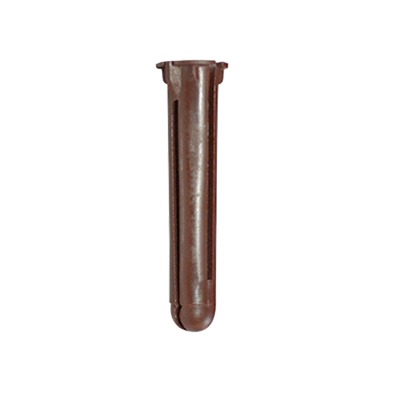 Taquete cafe 5/16 para tornillo 10mm x 1 3/4 (100pzs) (1104-04100)