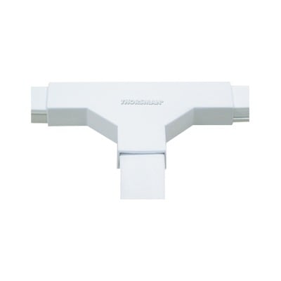 Sección en T color blanco de PVC auto extinguible, para canaletas TMK1020, TMK1020SD, TMK1020CD (5140-02001)