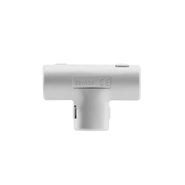 [DX-40-216] Unión en T para tubería rígida, recomendado para cable eléctrico, PVC Auto-extinguible, de 16 mm