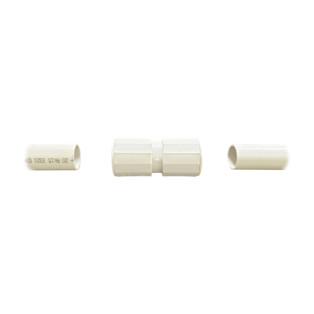 Manguito / Cople Morbidx IP67 libre de halógenos para unir tubería rígida de 25 mm (1) permite una instalación hermética no necesita pegamento