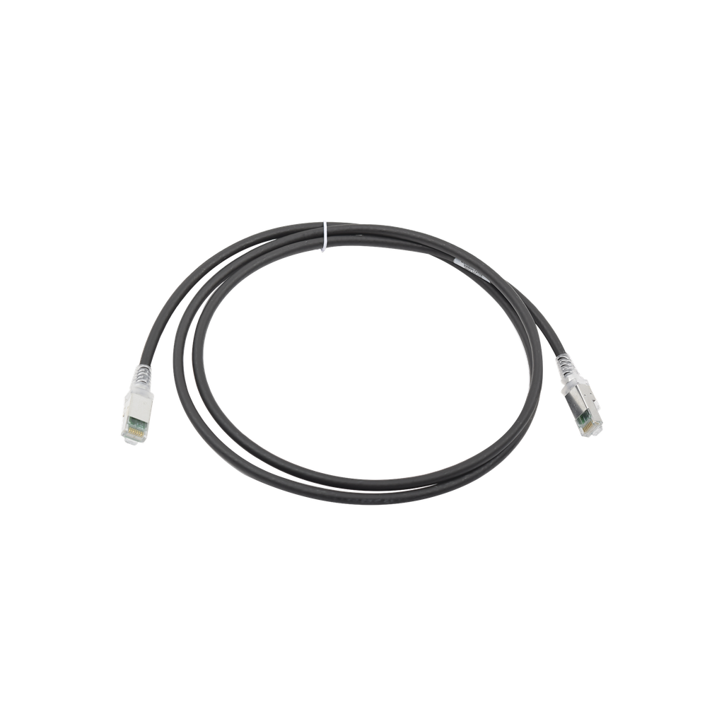 Patch Cord Z-MAX Cat6A S/FTP, CM/LS0H, 5ft, Color Negro, Versión Bulk (Sin Empaque Individual)