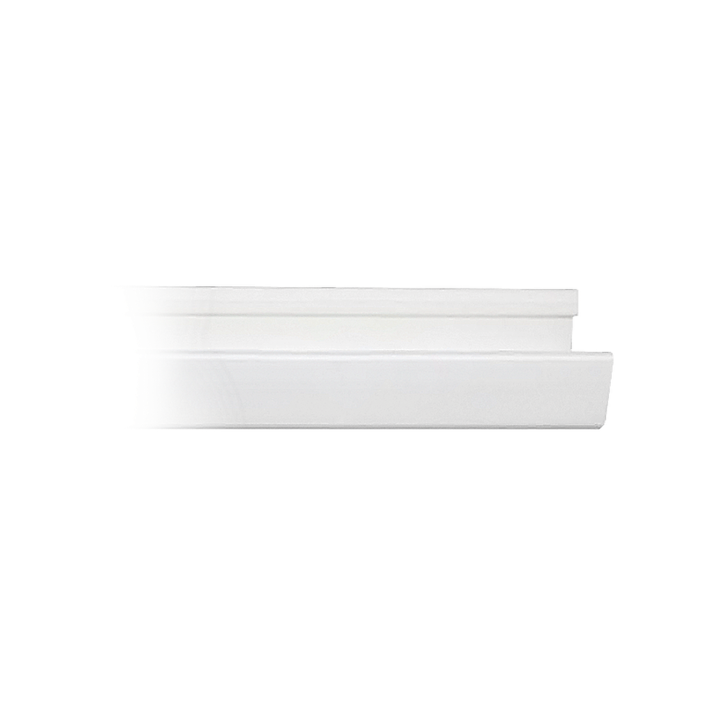 Canaleta blanca de PVC auto extinguible, con 2 plataformas, 4 cinthos TH 190, 2 thornillos 10 x 1 1/2?, 2 thorquetes TP2X. (9001-01250)