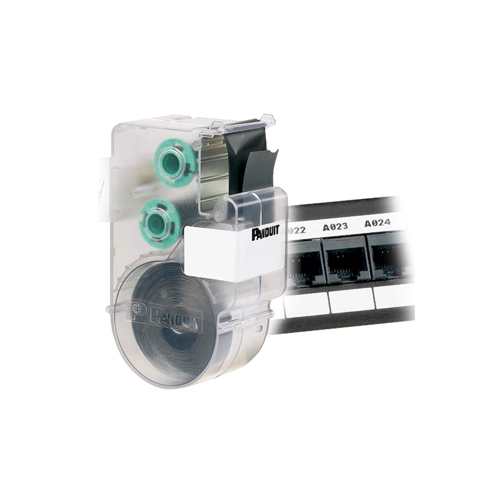 [UILS8BW] Casete de Etiquetas para Línea Ultimate ID de Panduit, Material Poliéster, no Adhesivas, Rollo de 7.6m, Color Blanco