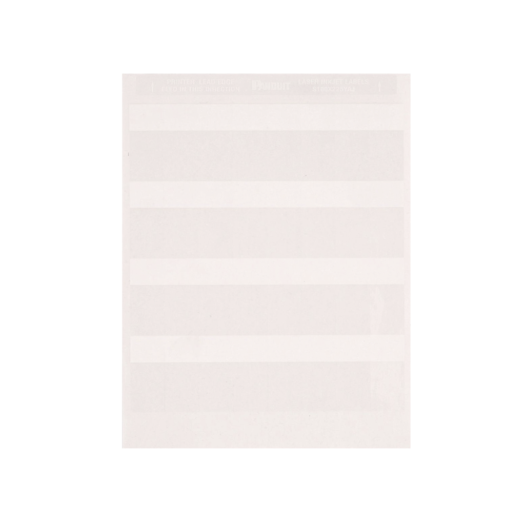[S100X225YAJ] Hojas con 1000 Etiquetas Auto-laminadas para Impresora Láser/Inyección de Tinta, para Cables de 6.1 a 12.2 mm de Diámetro (8 - 4 AWG)
