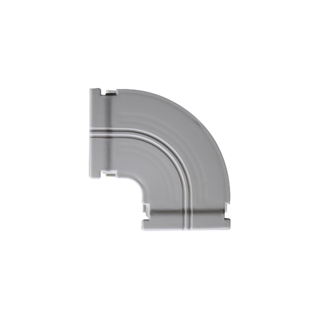 Curva horizontal 90 º color blanco para canaleta DX10000.00