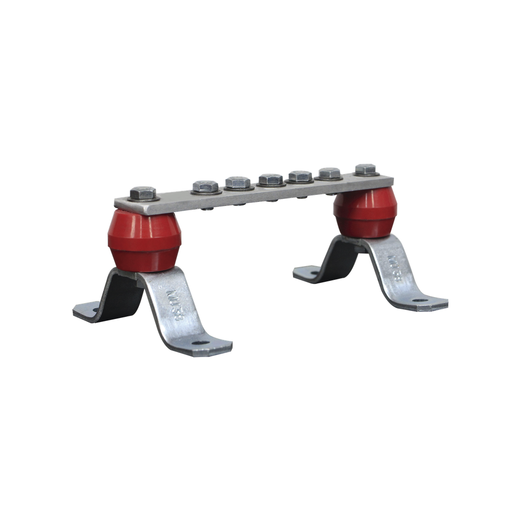 [TG-BPS-1520-AL] Barra de Unión de Aluminio de 5 Contactos 1-1/2 x 8 x 1/4 (38.1 x 203.2 x 6.35 mm)