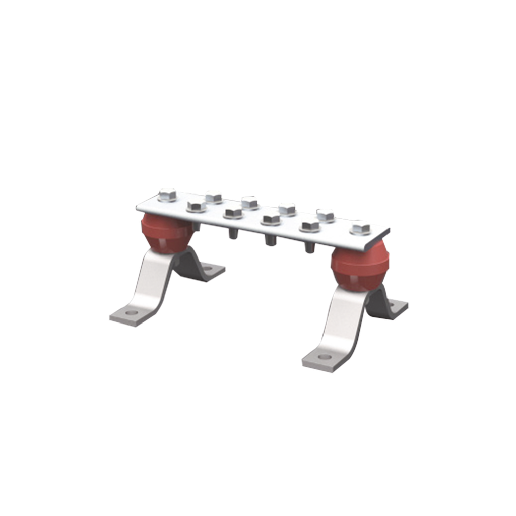 [TG-BPS-220-AL] Barra de Unión de Aluminio de 8 Contactos 2 x 8 x 1/4  (50.8 x 203.2 x 6.35 mm)