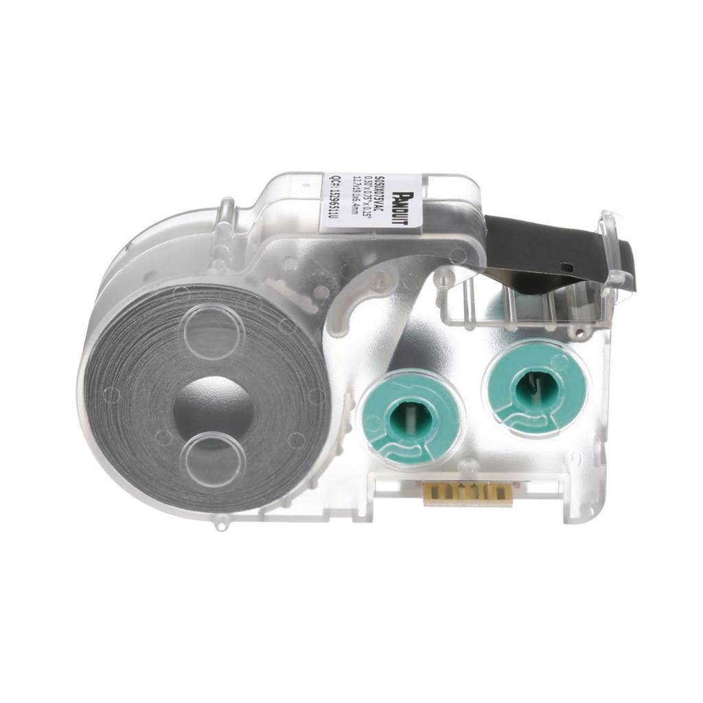 [S075X100VAC] Casete de 275 Etiquetas Autolaminadas de 19 x 25.4 mm, para Cables de 3 a 4 mm de Diámetro, Área de Impresión Color Blanco