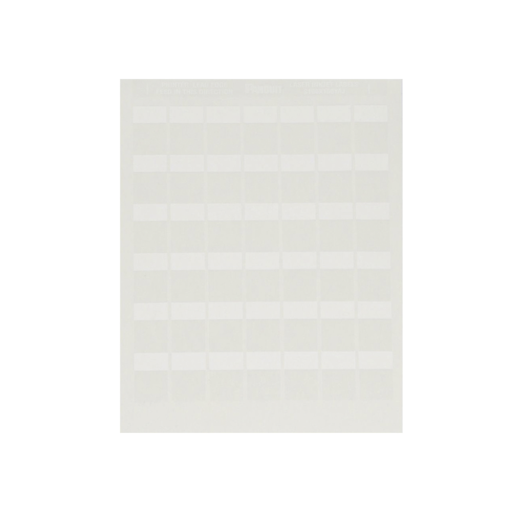[S075X075YAJ] Hojas con 2500 Etiquetas Auto-laminadas para Impresora Láser/Inyección de Tinta, para Cables de 2 a 4.1 mm de Diámetro (18 - 14 AWG)