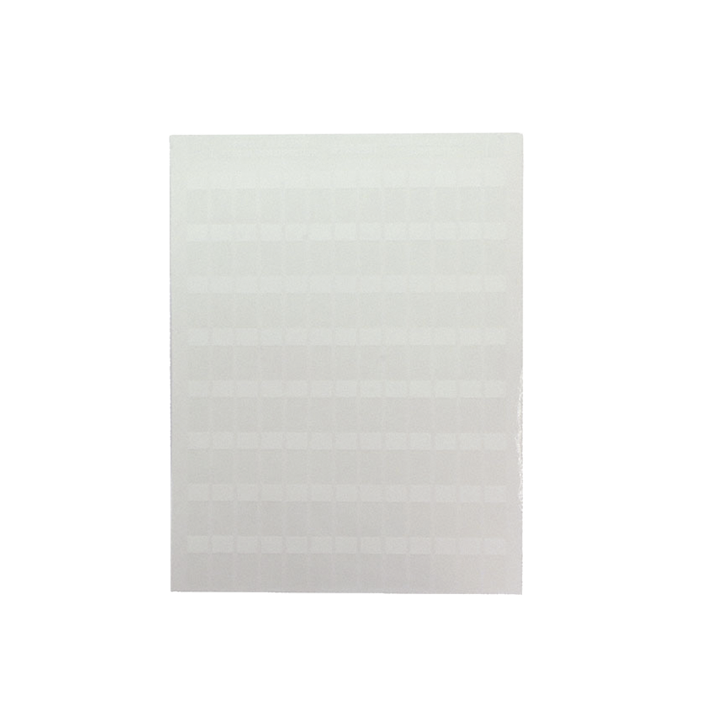 [S050X125YAJ] Hojas con 5000 Etiquetas Auto-laminadas para Impresora Láser/Inyección de Tinta, para Cables de 3 a 7.1 mm de Diámetro (12 - 10 AWG), Color Blanco