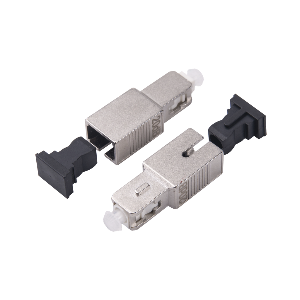 [LP-FOAD-6107] Atenuador óptico macho-hembra con conector SC/UPC de 15dB para fibra Monomodo