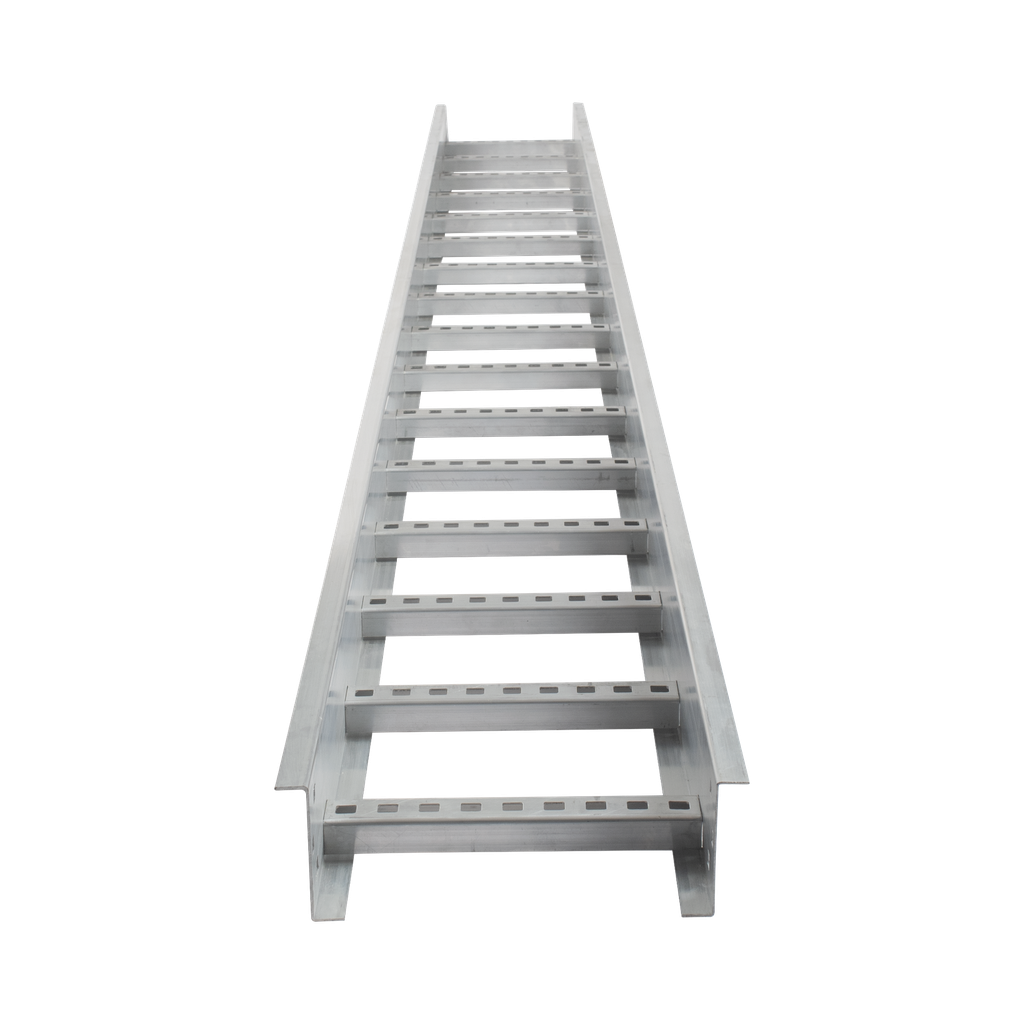 [CH-E89PX6AK] Escalera de Aluminio Portacables / Perfil Z / Peralte 3 1/4 /Paso 9 / Ancho 6 / 3.66 metros / Capacidad Máx. 137 Cables / Incluye Cople Union y Tornillería