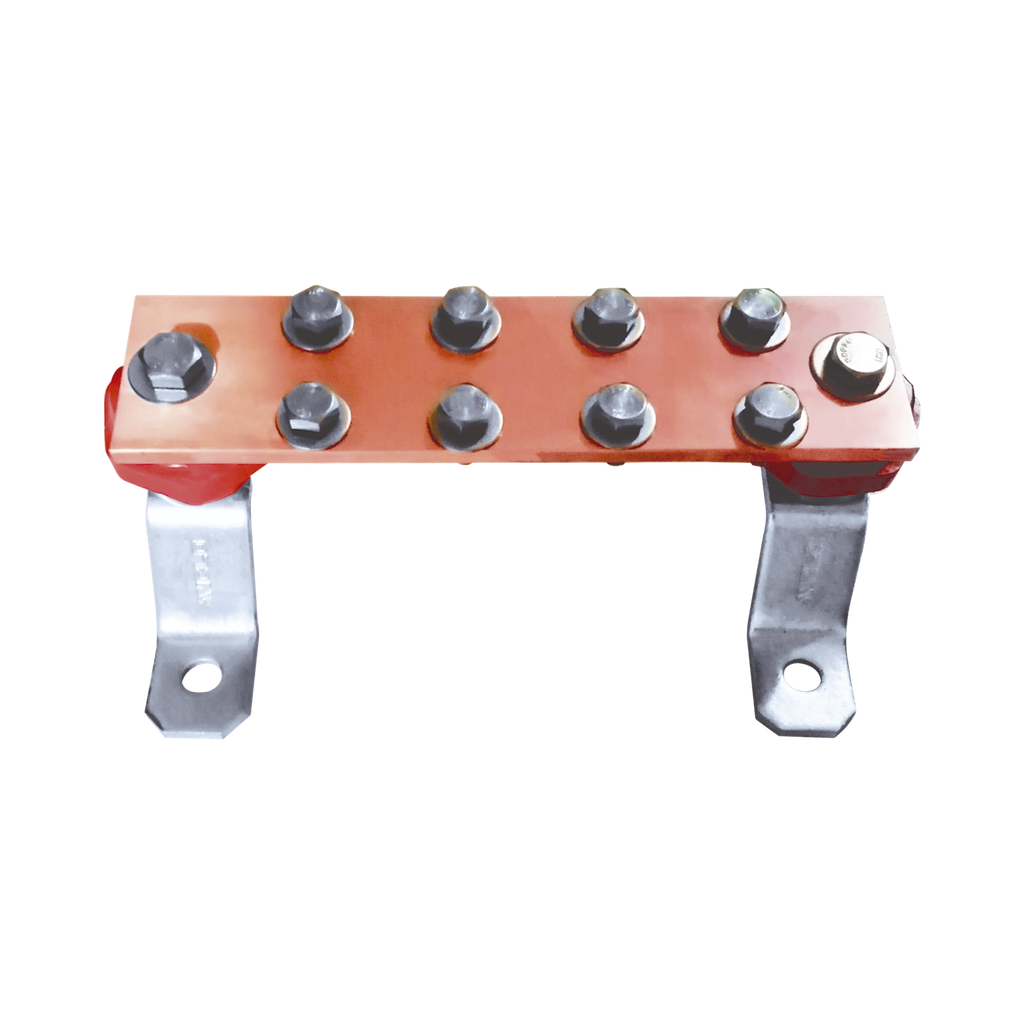 [LP-BUS-MURO] Barra de Unión con 1000 A de Capacidad. Incluye Montaje para Muro y Aisladores.