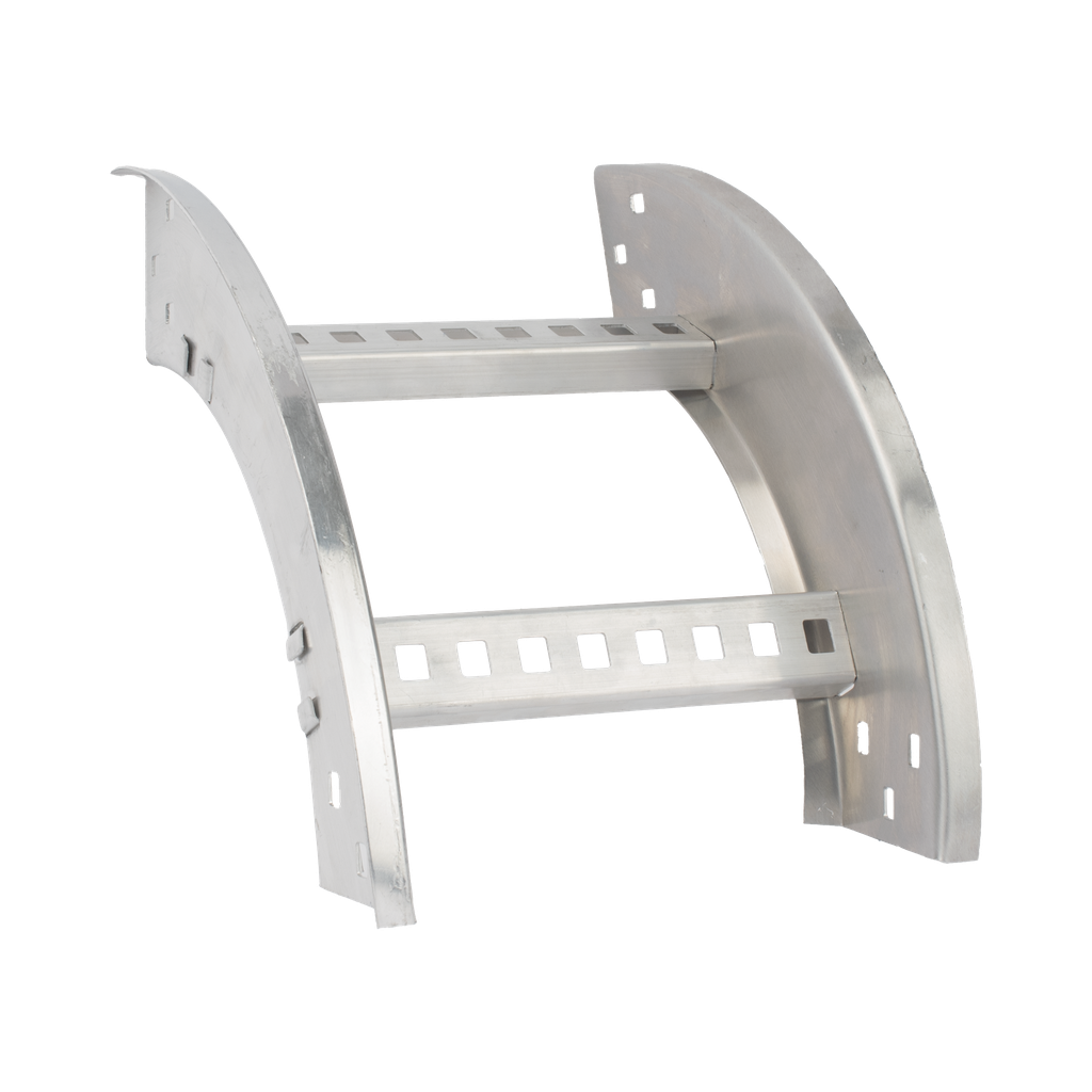 [CHVE908R8X12AK] Curva Vertical Exterior de Aluminio de 90° Perfil Z / Peralte 3 1/4 / Ancho 12 / Radio 8 / Incluye Tornillería (CHVE90EZ314R8X12AK)