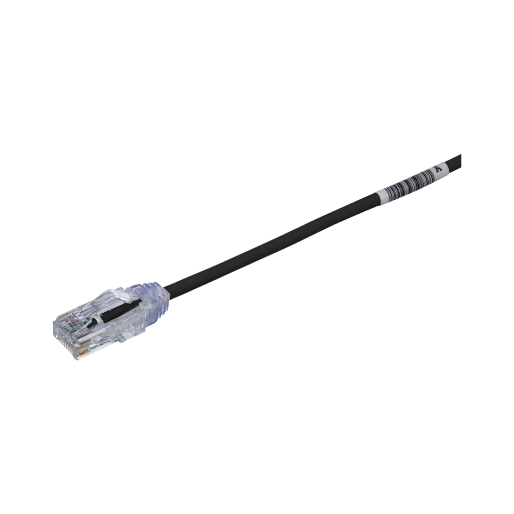 [UTP28SP20BL] Cable de Parcheo TX6, UTP Cat6, Diámetro Reducido (28AWG), Color Negro, 20ft
