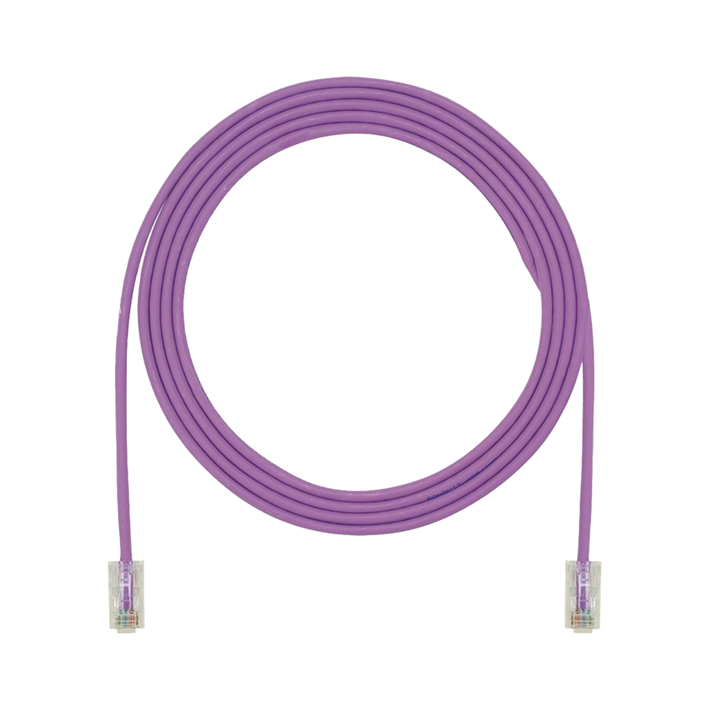 [UTP28X22VL] Cable de Parcheo UTP, Cat6A, 24 AWG, CM, Color Violeta, 22ft
