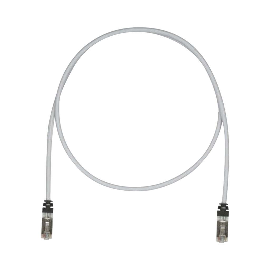 [STP6X3MIG] Patch Cord Cat6A, Blindado S/FTP, CM/LS0H, 3 m, Color Gris