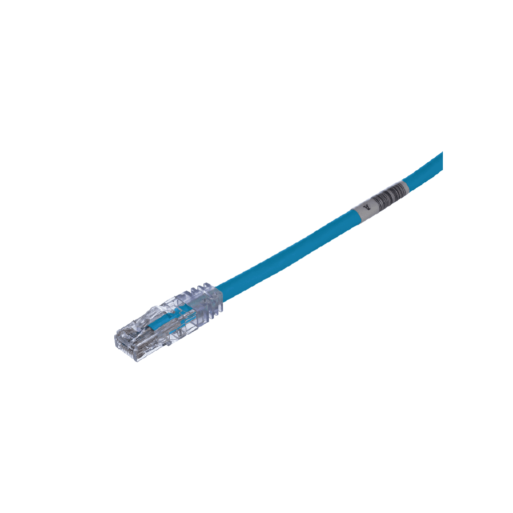 [UTPSP23BUY] Cable de Parcheo TX6, UTP Cat6, 24 AWG, CM, Color Azul, 23 ft