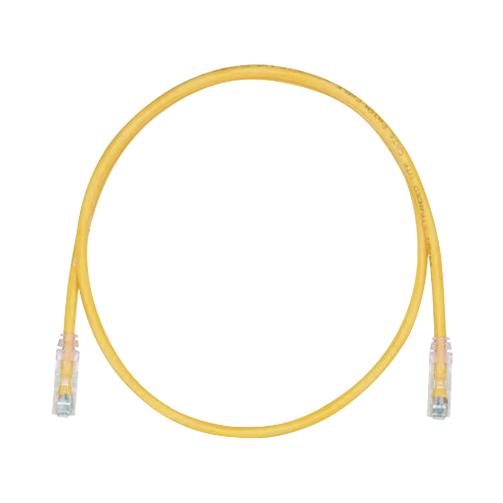 [UTPSP3YLY] Cable de Parcheo TX6, UTP Cat6, 24 AWG, CM, Color Amarillo, 3ft