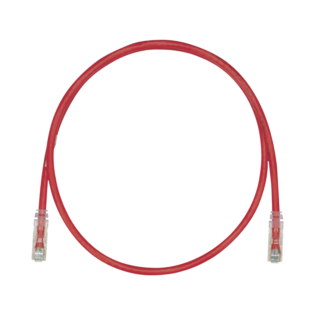 Cable de Parcheo UTP, Cat6A, 24 AWG, CM, Color Rojo, 70ft