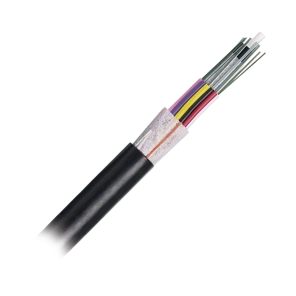[FOTNX06] Cable de Fibra Óptica 6 hilos, OSP (Planta Externa), No Armada (Dieléctrica), MDPE (Polietileno de Media densidad), Multimodo OM3 50/125 Optimizada, Precio Por Metro