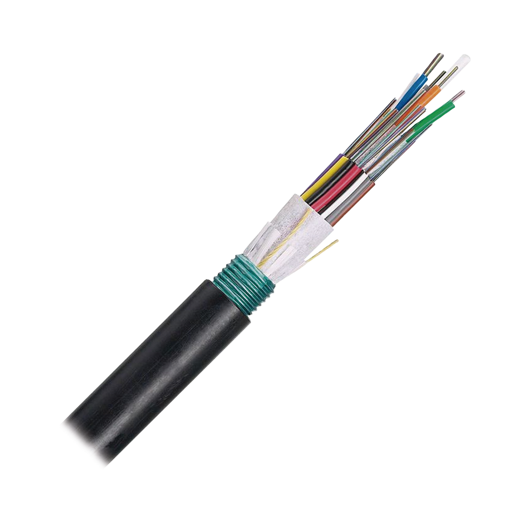 [FOWNX06] Cable de Fibra Óptica 6 hilos, OSP (Planta Externa), Armada, MDPE (Polietileno de Media densidad), Multimodo OM3 50/125 Optimizada, Precio Por Metro