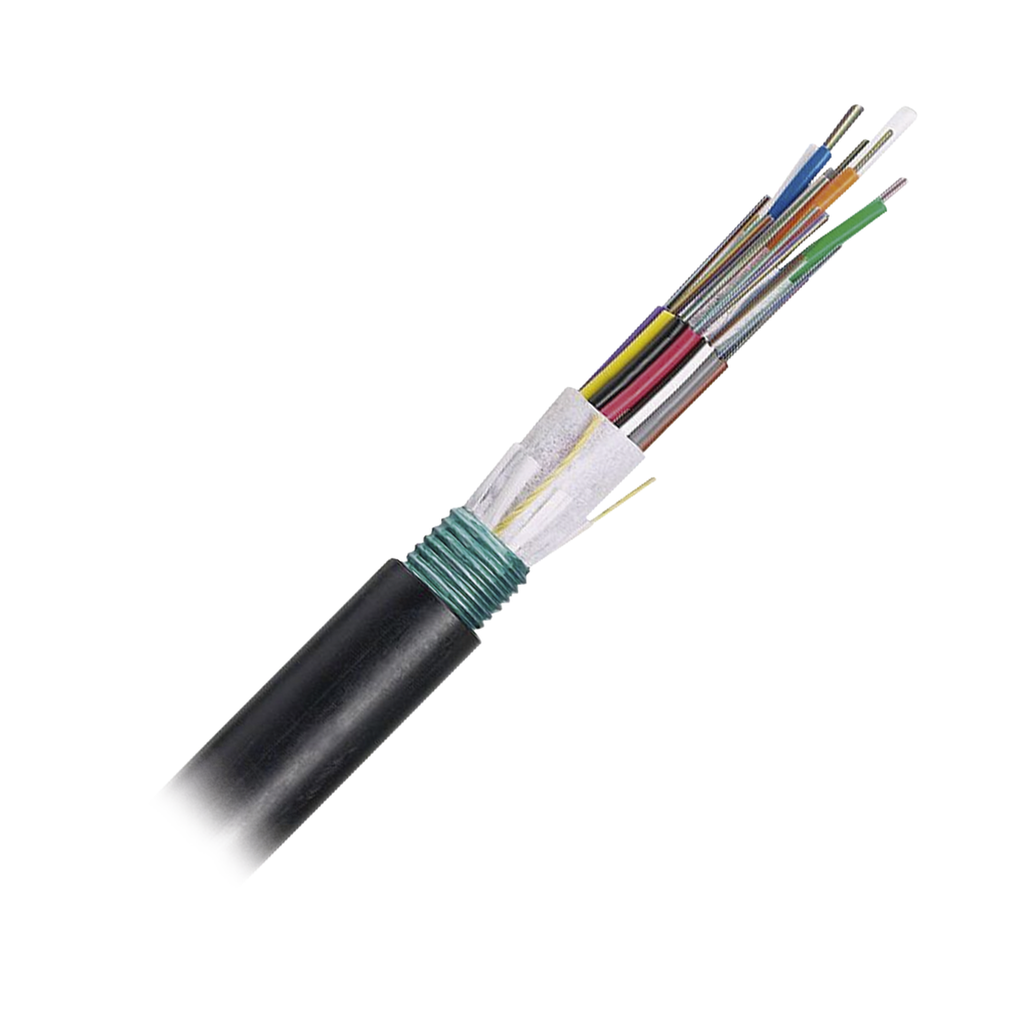 [FSWN924] Cable de Fibra Óptica de 24 hilos, OSP (Planta Externa), Armada, 250um, Monomodo OS2, Precio Por Metro