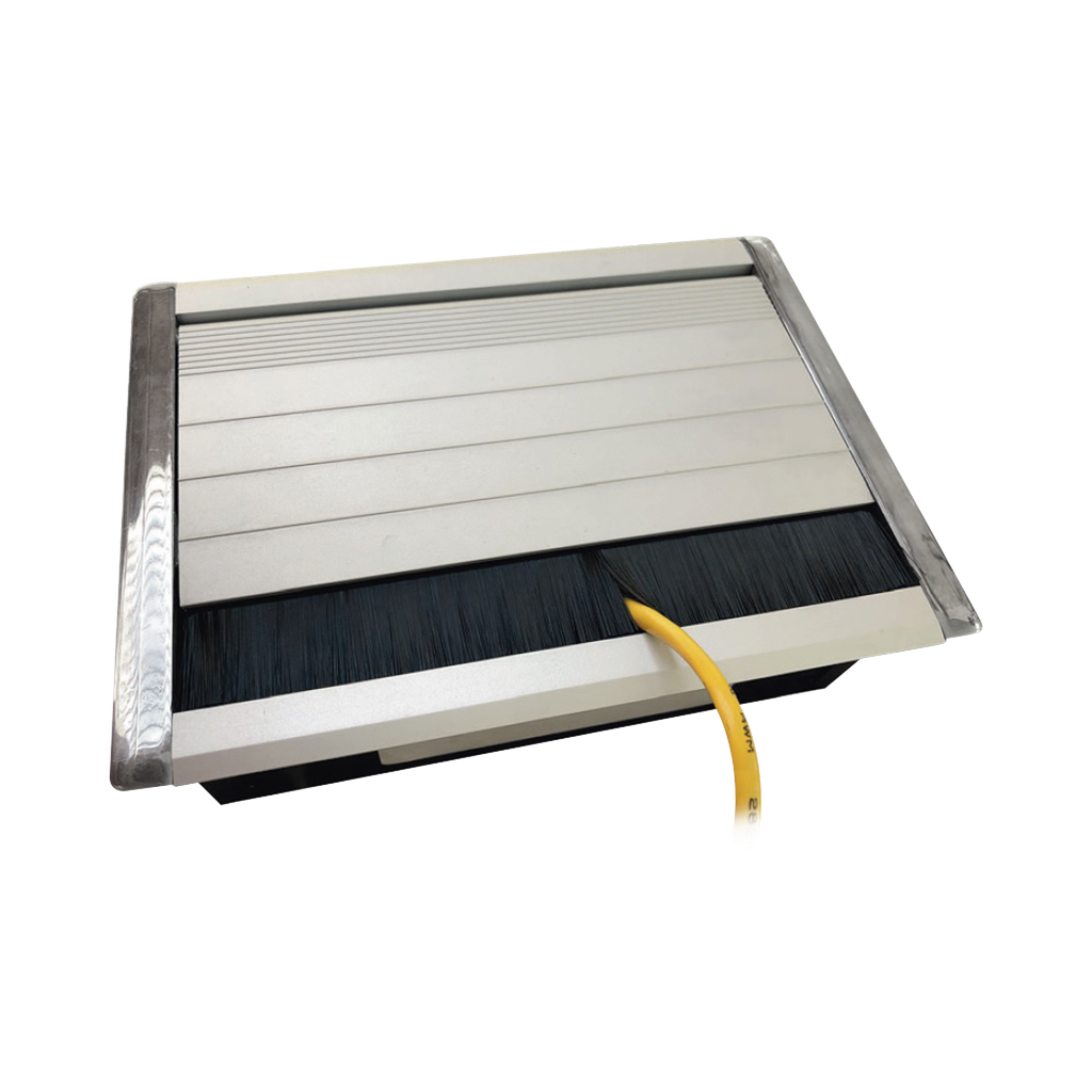[CE-UNI-2M] Caja universal vacía de 2 módulos para instalación en escritorio (voz, datos, vídeo, contactos eléctricos), (No incluye accesorios)