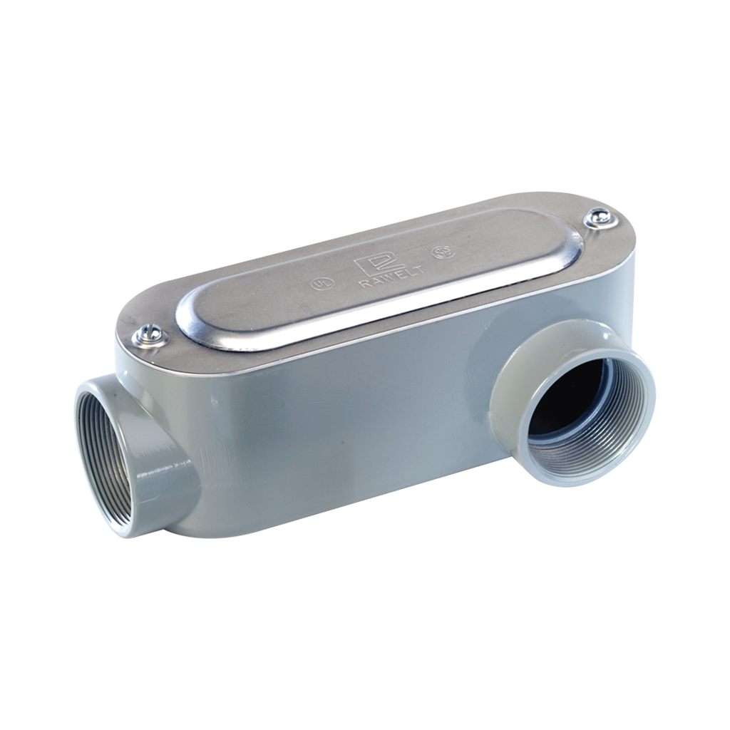 Caja Oval Roscada tipo LL de 3/4 (19.05 mm) / Incluye tapa y tornillos.