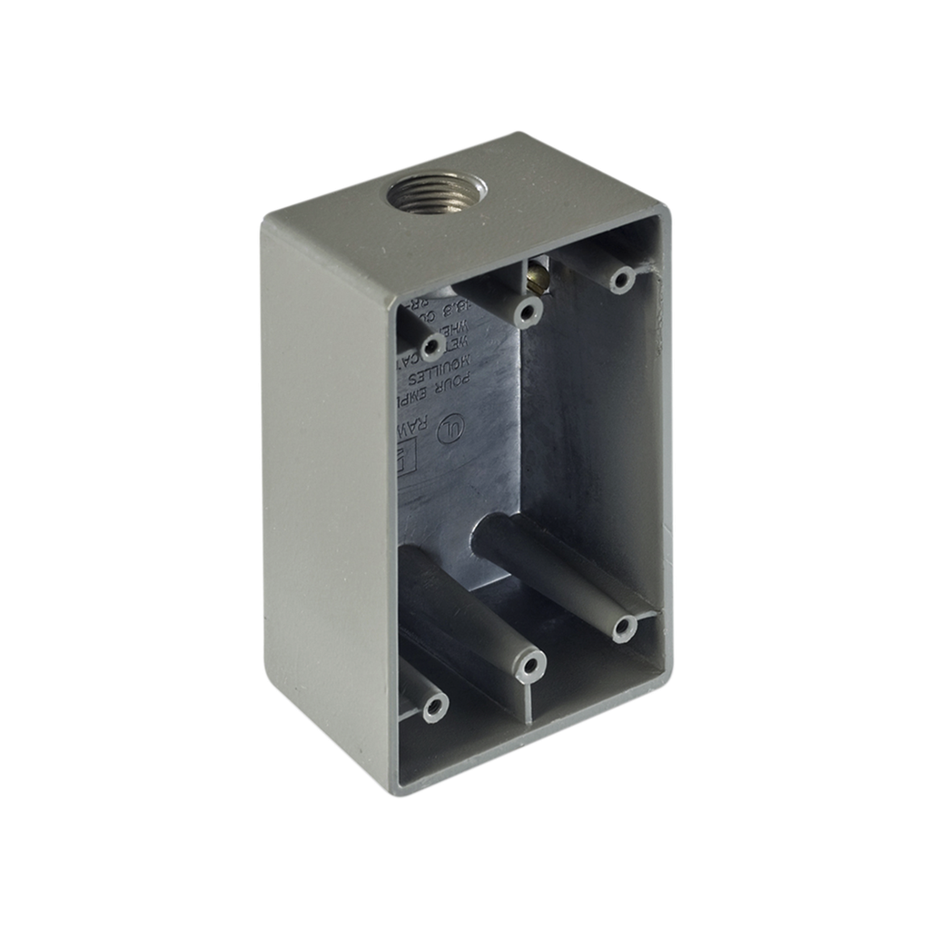 [RR-0505] Caja Condulet FS de 1/2 ( 12.7 mm) con una boca a prueba de intemperie.
