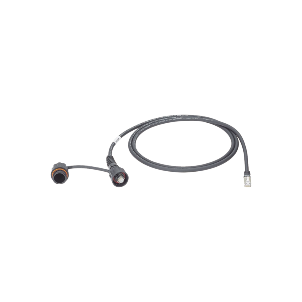 Patch Cord Cat6A IndustrialNet, UTP, Con Plug Industrial y Tapa en un Extremo, 1 Metro