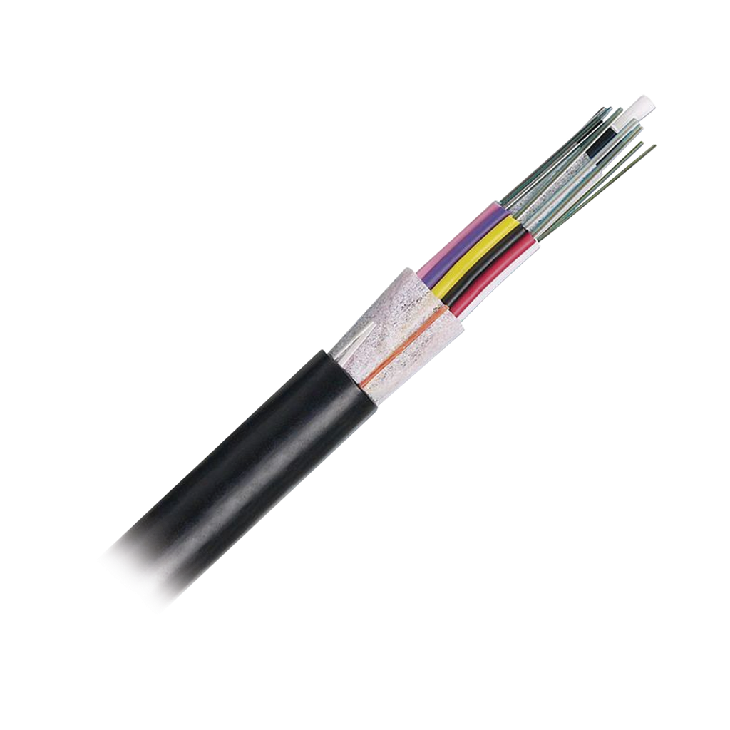 [FSTN912] Cable de Fibra Óptica de 12 hilos, OSP (Planta Externa), No Armada (Dieléctrica), 250um, Monomodo OS2, Precio Por Metro