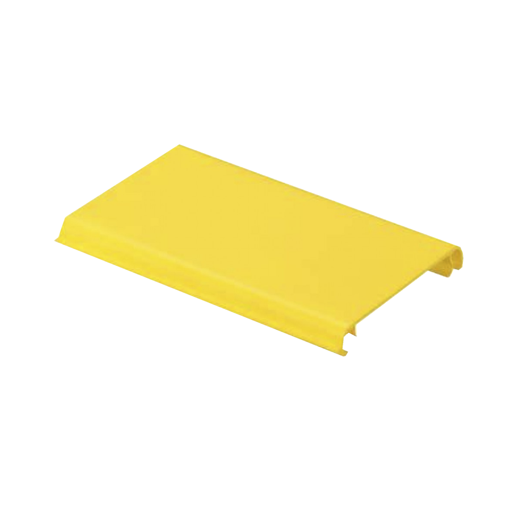 [FRHC4YL6] Tapa Con Bisagra a Presión Para Canaleta FiberRunner? FR4X4YL6, de PVC Rígido, Color Amarillo, 1.8 m de Largo