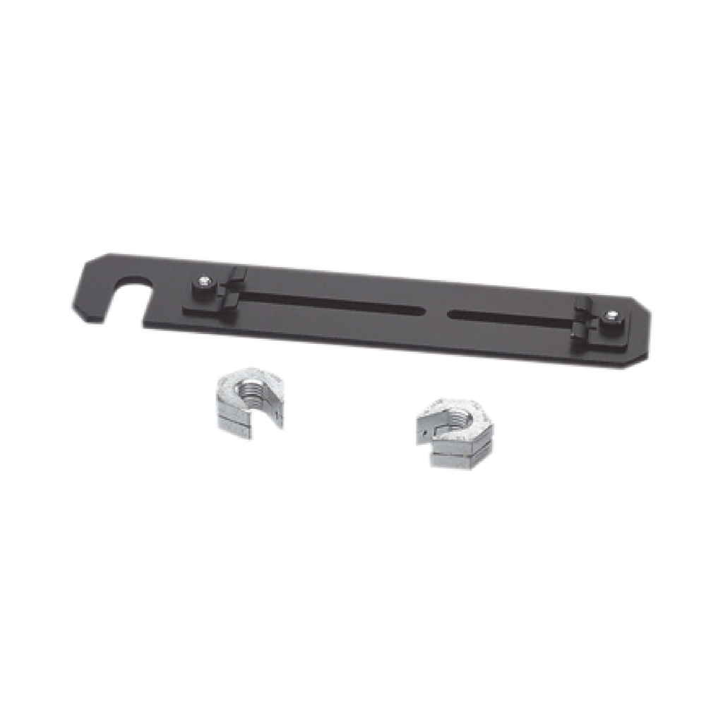 Soporte de Montaje a Techo, para Canaletas FiberRunner 4X4 o 6x4, Uso con Varilla Roscada de 5/8, Color Negro