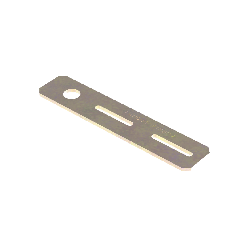 Soporte de Montaje a Techo, para Canaletas FiberRunner 2X2 o 4X4, Uso con Varilla Roscada de 1/2, Color Negro