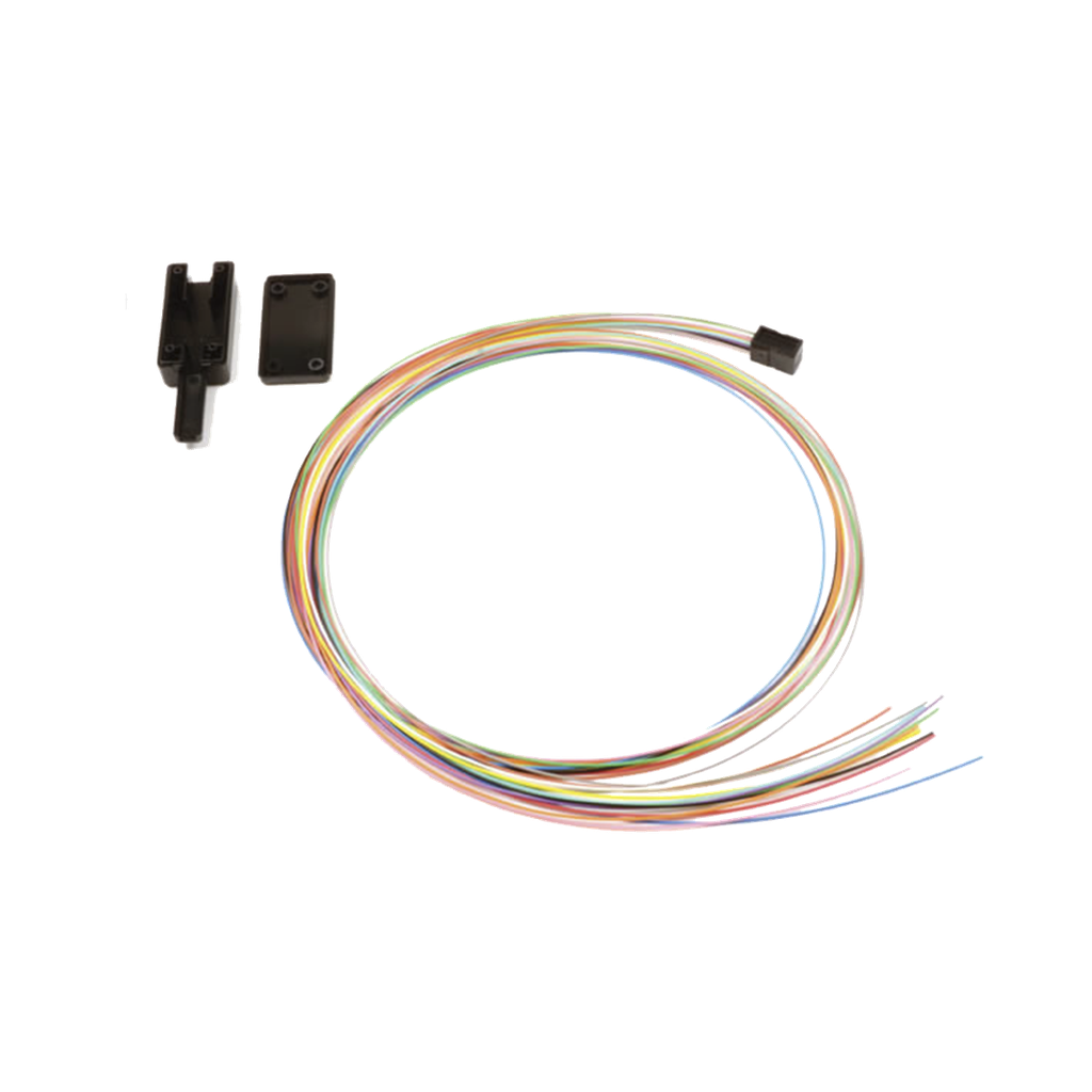 Kit Breakout de 12 fibras, para convertir fibra (Loose Tube) de 250 a 900 micras, 1 metro