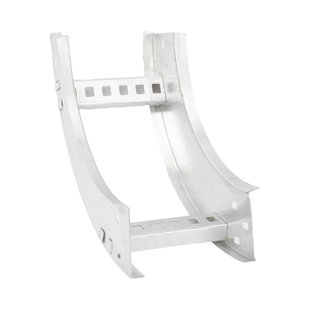 Curva Vertical Interior de Aluminio de 90° Perfil Z / Peralte 3 1/4 / Ancho 6 / Radio 8 / Incluye Tornillería