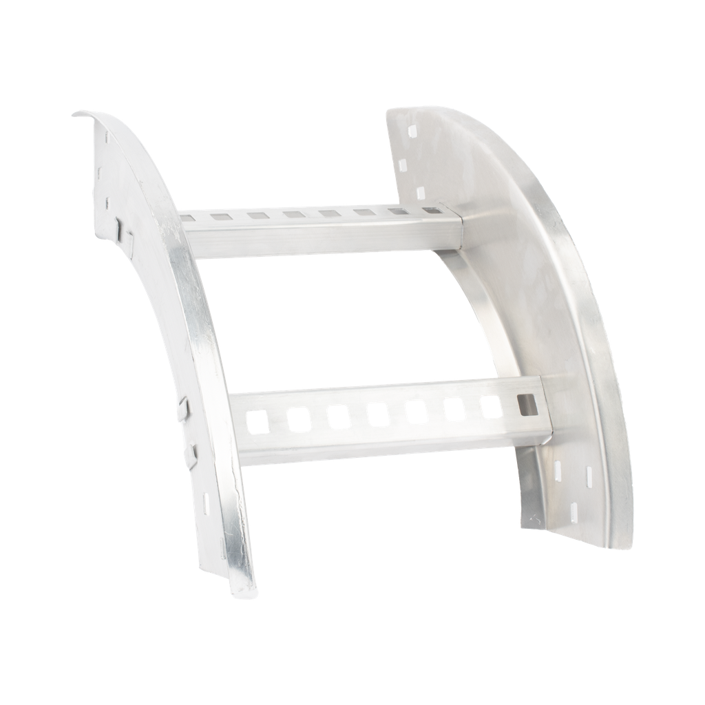 Curva Vertical Exterior de Aluminio de 90° Perfil Z / Peralte 3 1/4 / Ancho 9 / Radio 8 / Incluye Tornillería (CHVE90EZ314R8X9AK)