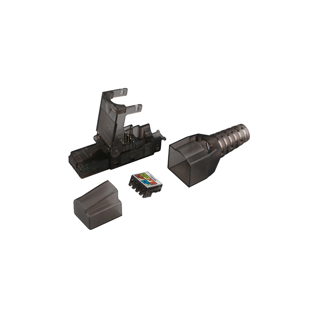 Plug RJ45 para Cable UTP Categoría 6A -Sin herramienta, para terminación en campo