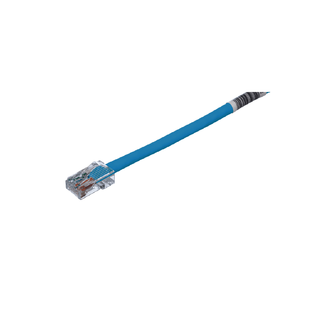 Cable de Parcheo TX5, UTP Cat5e, 24 AWG, CM, Color Azul, 1 ft