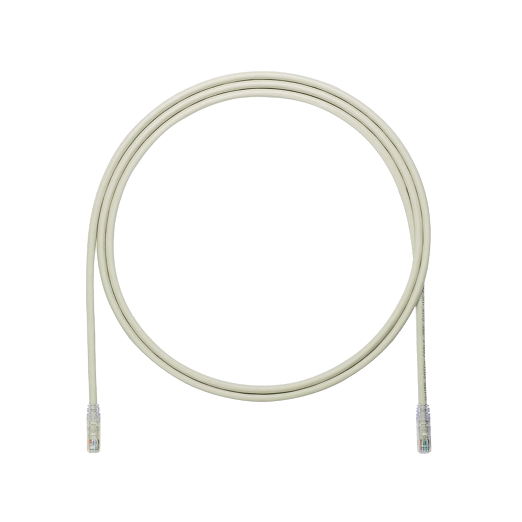 Cable de Parcheo UTP, Cat6A, 24 AWG, CM, Color Gris, 7ft