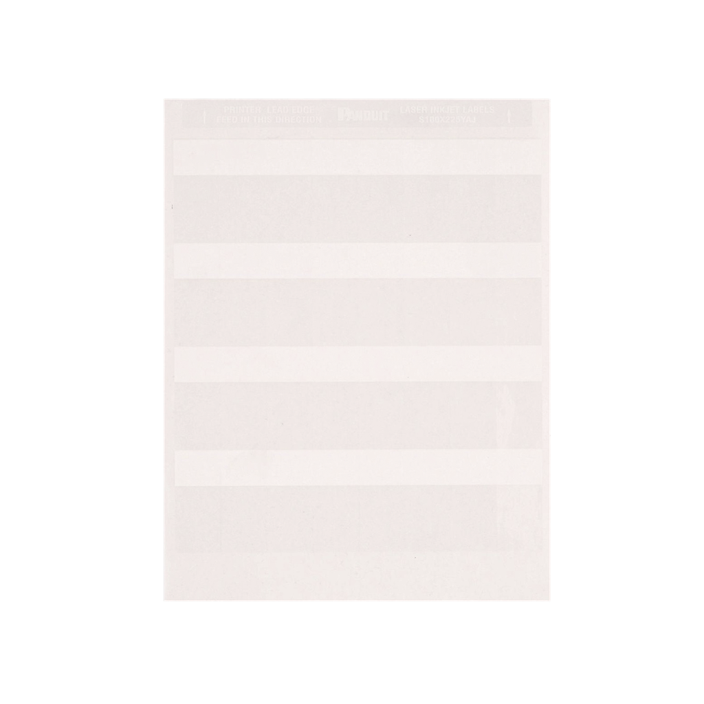 [C252X030FJJ] Hojas con 1000 Etiquetas para Impresora Láser/Inyección de Tinta, para Patch Panel, Face Plate o Cajas Superficiales, Para Identificación 4 Puertos, Color Blanco
