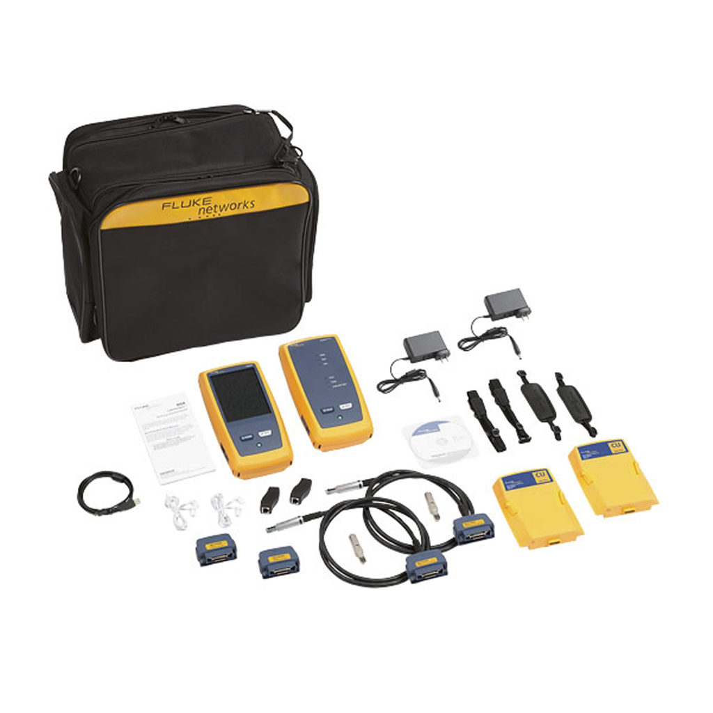 [DSX2-8000INT] Certificador DSX-8000 para Cable de Cobre Cat5e, Cat6, Cat6A y Cat8, Precisión de Nivel VI/2G (2 GHz), Con WiFi Integrado y Pantalla LCD de 5.7 in, Versión Internacional