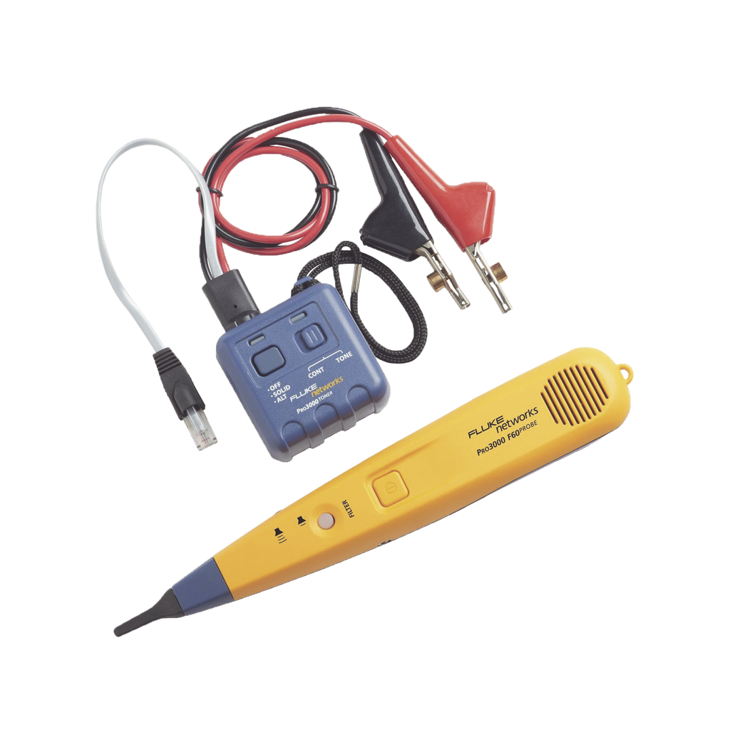Generador y Sonda (Detector) de Tonos PRO3000?, Con Filtrado de Señales a 60Hz, Para Identificación de Señales Analogicas en Cableado Inactivo